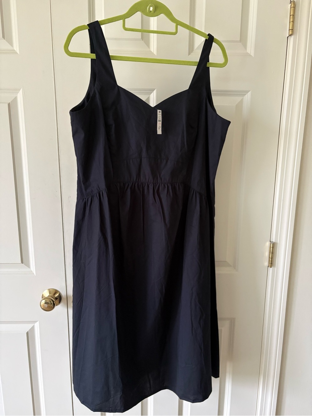 Talbots Black Sleeveless Midi Dress